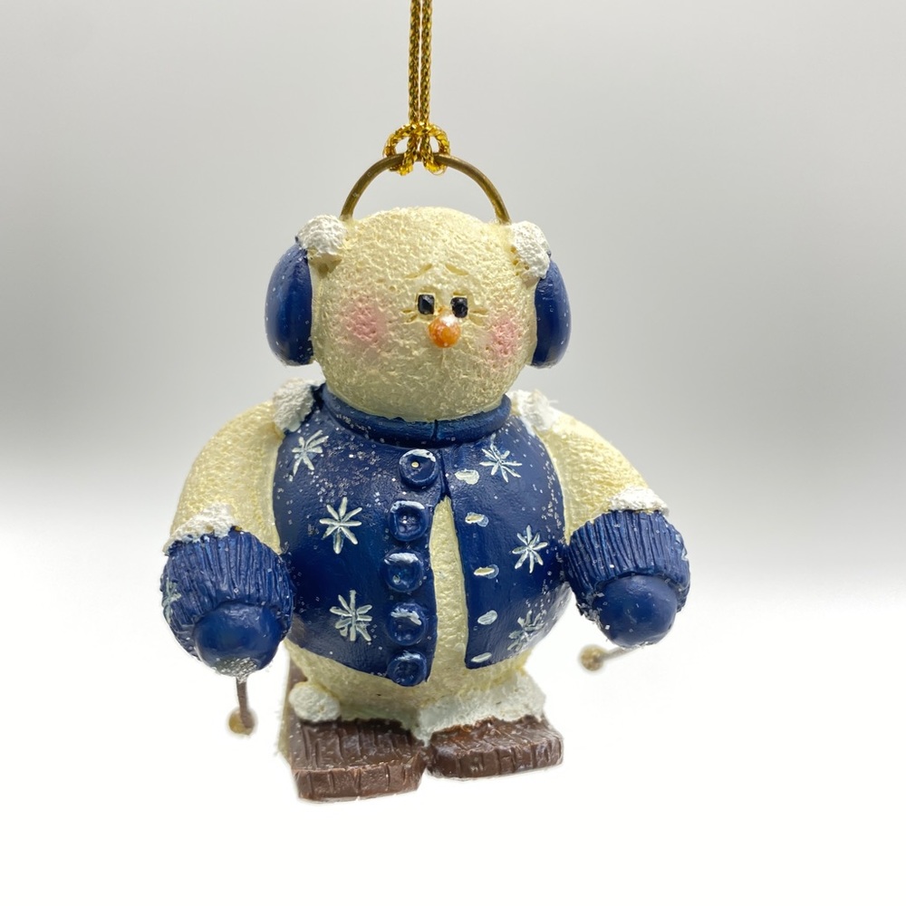 ENCORE Skiier Ornament Vintage NIB Christmas Holiday Ornament